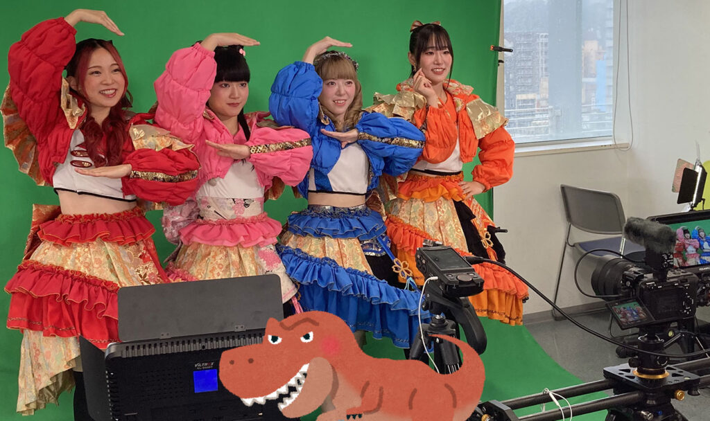 福井コールセンター さくらいとCM撮影風景