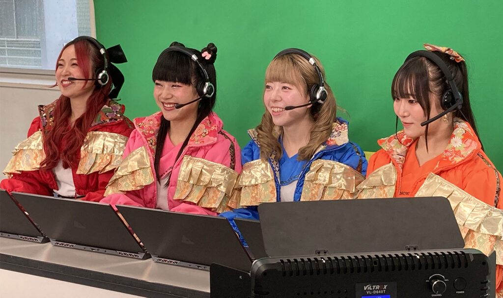 福井コールセンター さくらいとCM撮影風景