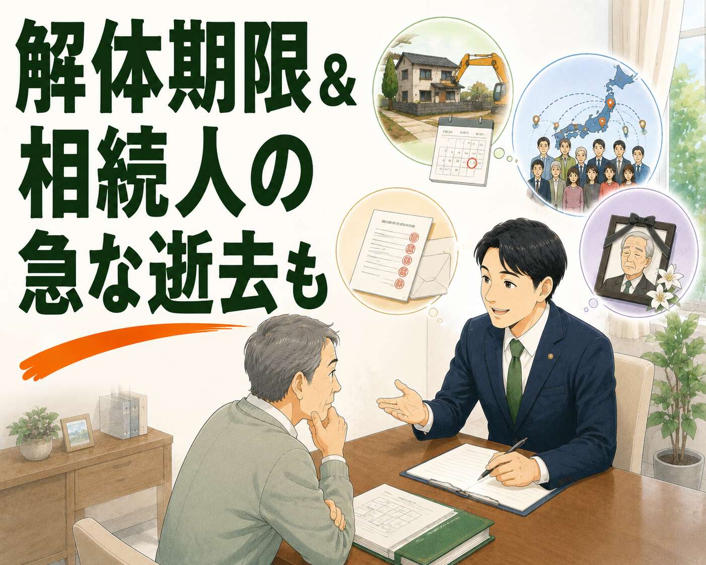 早く借地を返したい! 相続人14名+手続き中の逝去も乗り越え、解体期限に間に合わせた相続手続き事例