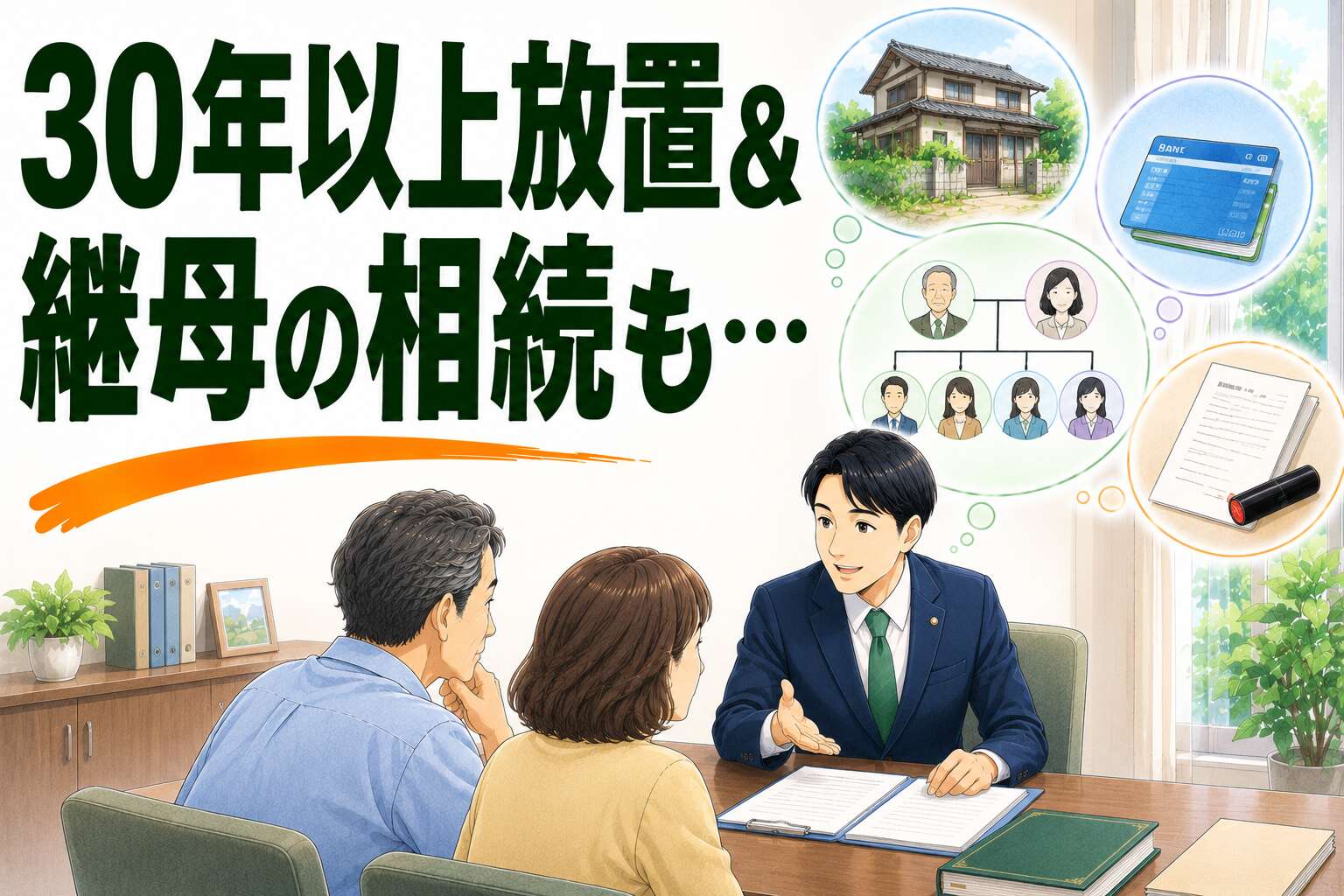 30年以上放置の不動産、継母の相続も重なり…。面識のない親族との遺産分割の手続き事例