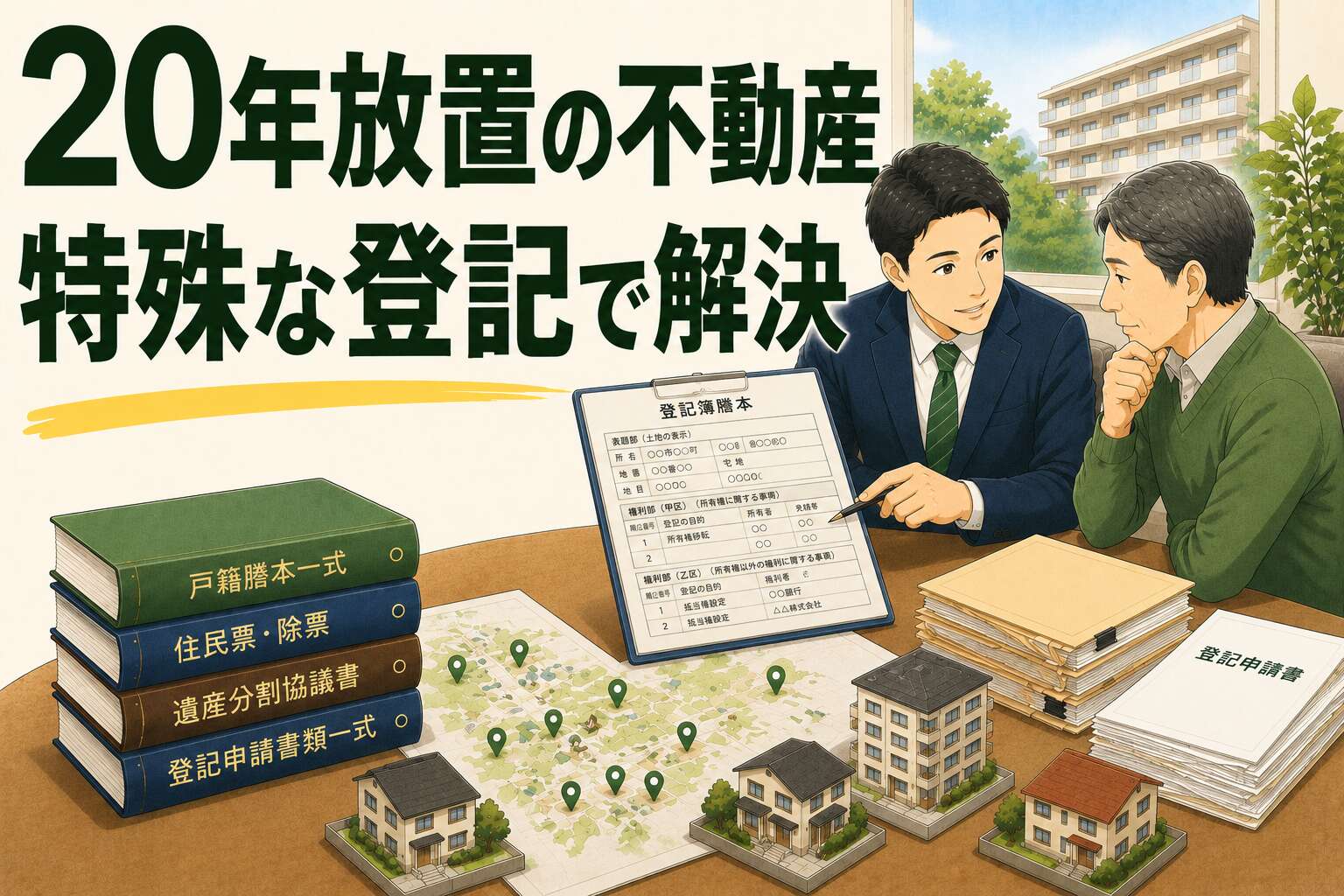 20年以上放置されて相続登記できない…過去の経緯を確認して「真正な登記名義の回復」で解決した事例