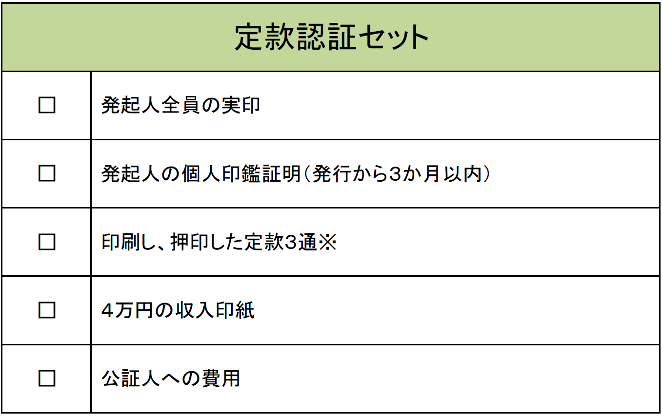 会社設立　登記