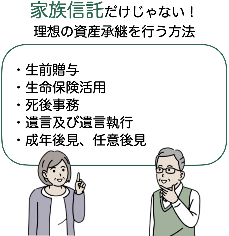 家族信託以外の相続対策一覧