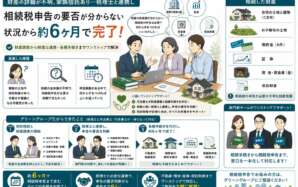 財産の詳細不明、家族信託も。相続税申告の要否不明の状況から、税理士と連携し手続きを完了させた事例