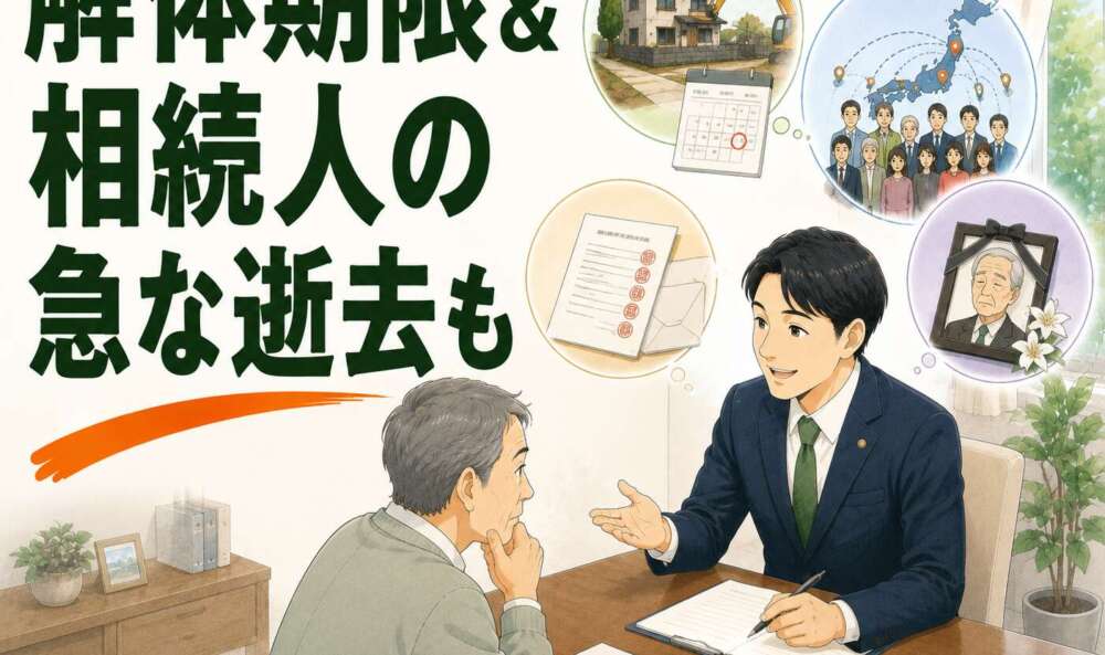 早く借地を返したい! 相続人14名+手続き中の逝去も乗り越え、解体期限に間に合わせた相続手続き事例