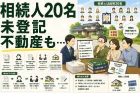 相続人多すぎ！→ご兄弟3人に絞り込んだ遺産分割。未登記不動産、地目変更にも対応した事例