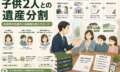 夫の急逝で幼い子供2人との相続。「母親に100％」の遺産分割を家庭裁判所に認めてもらった手続き事例