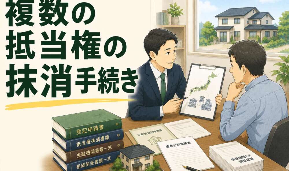 相続不動産が抵当権まみれ！？ 金融機関と連携し、約6ヶ月で登記を完了させた事例