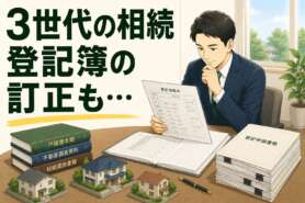 数次相続3世代＆祖母の名前が3種類！？　名前を直さないと名義変更できない相続登記事例