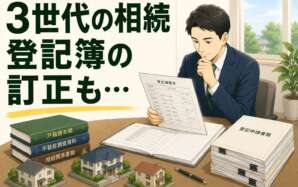 数次相続3世代＆祖母の名前が3種類！？　名前を直さないと名義変更できない相続登記事例