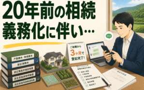 相続登記の義務化で「やらざるを得ない…」20年間放置した不動産の問題を解決した事例