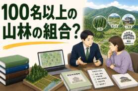 山林に100名以上の組合が！？ 複雑な相続登記を約5ヶ月で完了させた事例