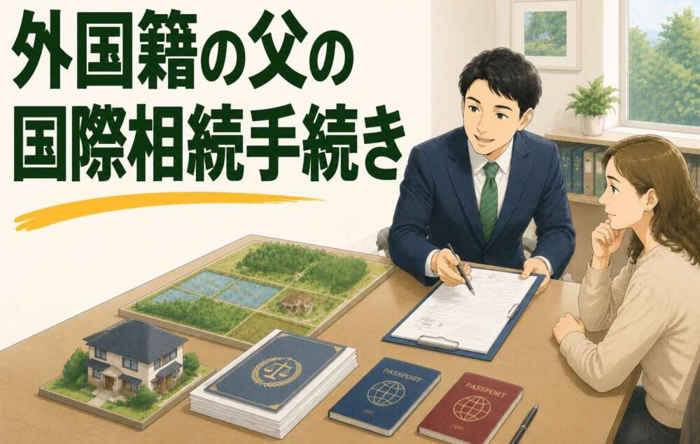 外国籍の父が相続人に。宣誓供述書が必要な国際相続を約10ヶ月で完了させた事例