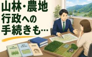 状況不明な山林・農地の相続。行政への複雑な手続きもワンストップで予定より早く完了させた事例