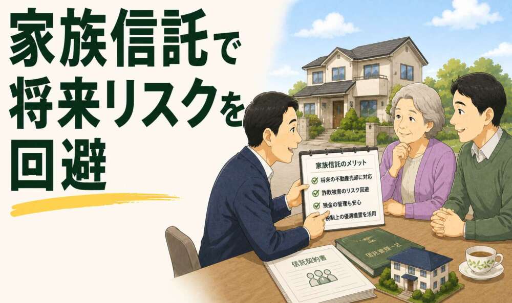 申請書チェックの相談から、一人暮らしの母親が抱える将来の不動産売却リスクを回避した家族信託活用事例