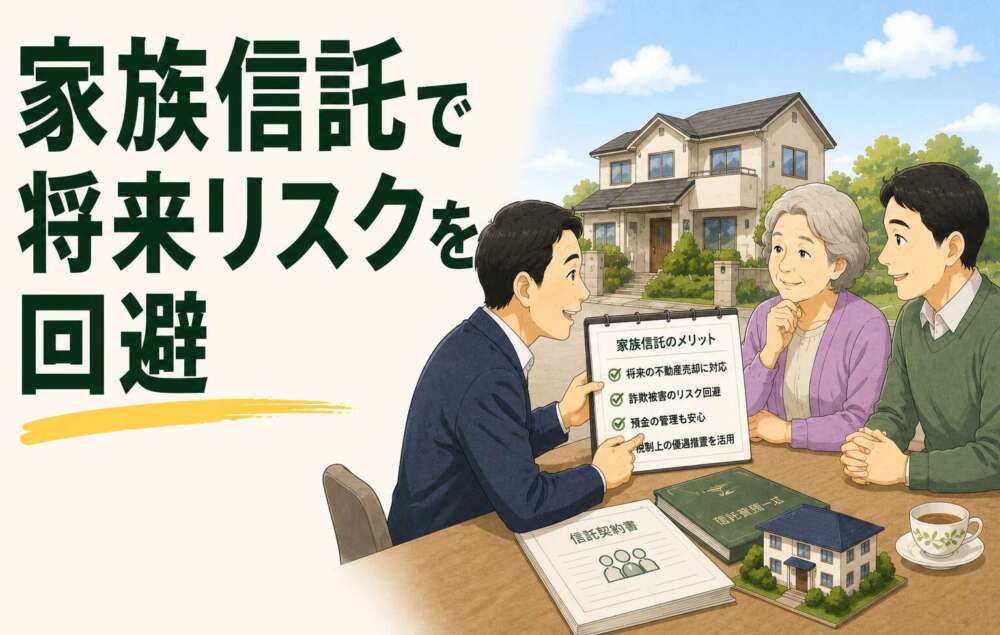 申請書チェックの相談から、一人暮らしの母親が抱える将来の不動産売却リスクを回避した家族信託活用事例