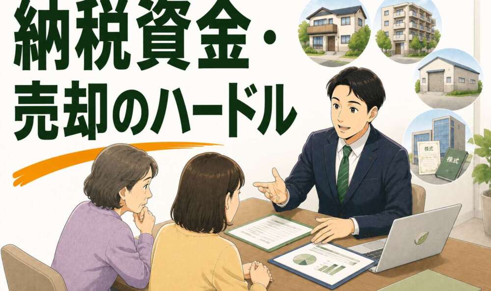 期限10ヶ月で資産6,000万円超の相続、納税資金不足と売却困難な不動産問題を一括解決した事例