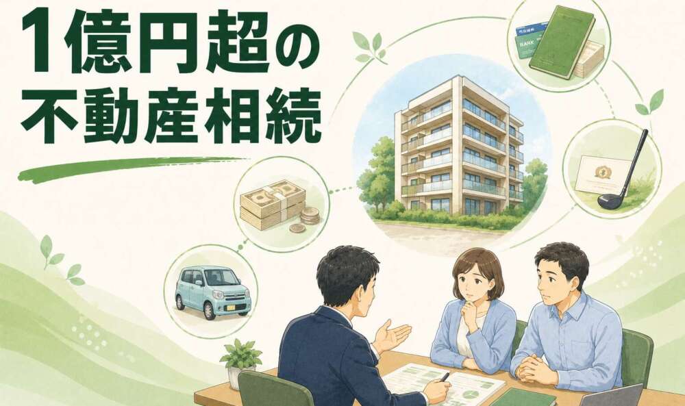 評価額1億円超の不動産。外部専門家が関与する遺産分割内容への対応を行った事例