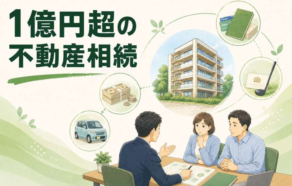 評価額1億円超の不動産。外部専門家が関与する遺産分割内容への対応を行った事例