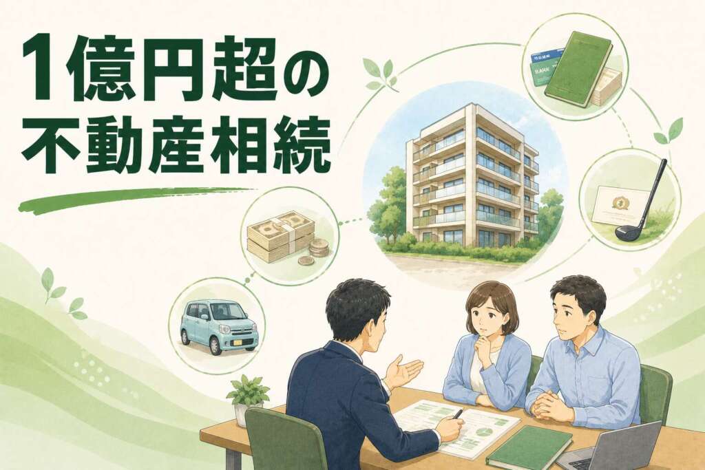 評価額1億円超の不動産。外部専門家が関与する遺産分割内容への対応を行った事例