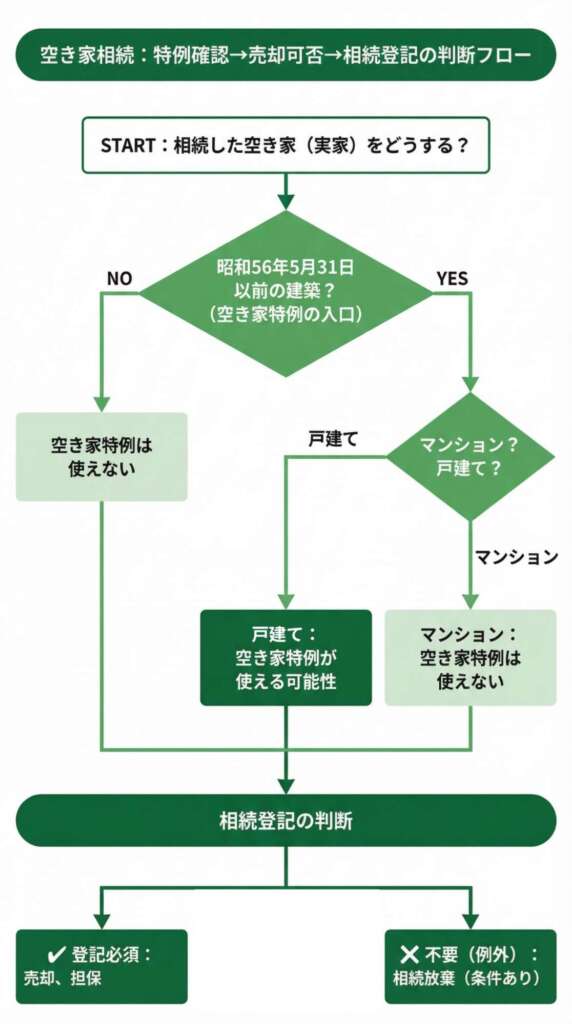 空き家に強い司法書士の思考回路の例