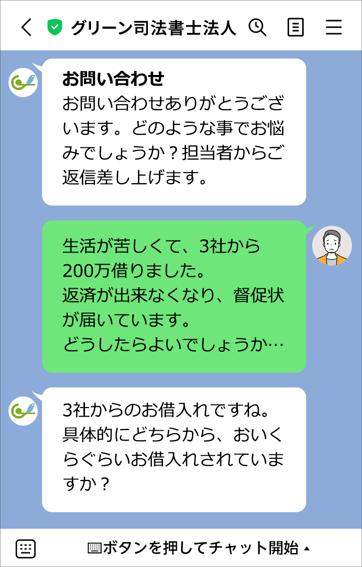相談内容送信